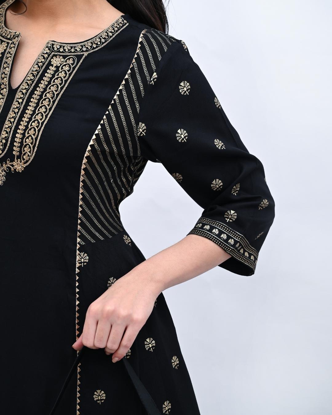 Black and Golden Garara set