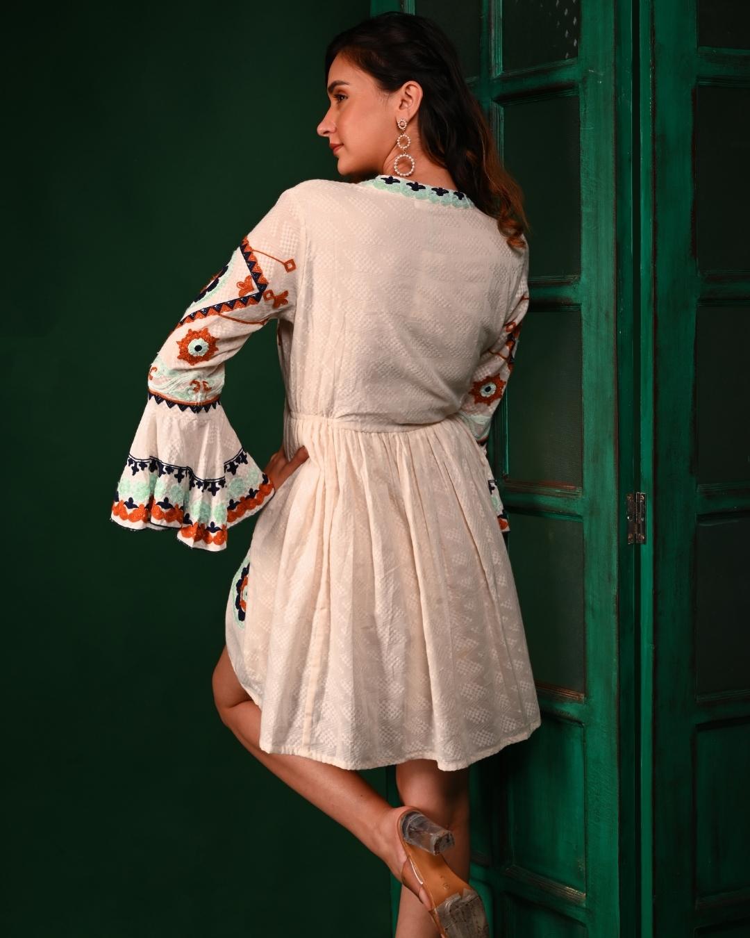 COTTON SUMMER DRESS - HANDCRAFTED