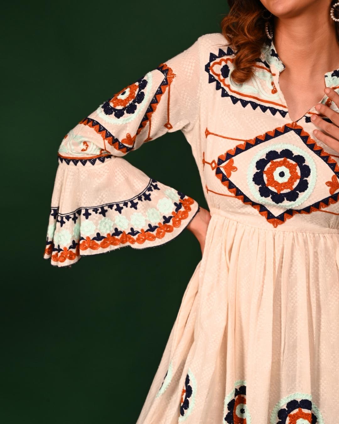 COTTON SUMMER DRESS - HANDCRAFTED
