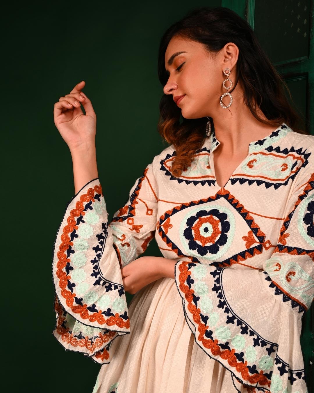 COTTON SUMMER DRESS - HANDCRAFTED