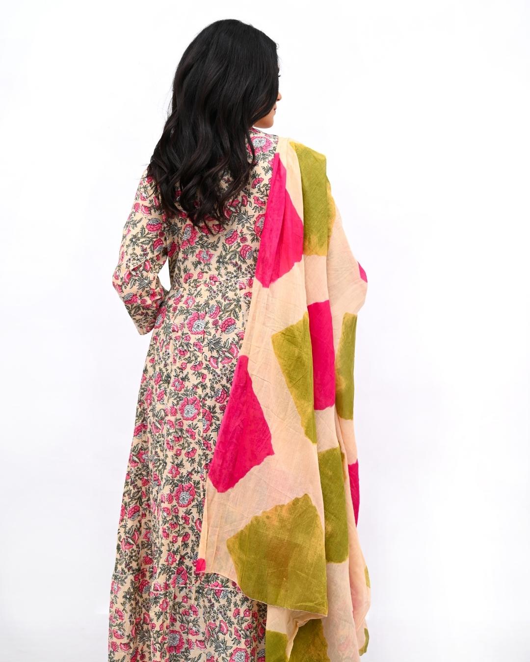 ANARKALI SUIT - PRINTED COTTON