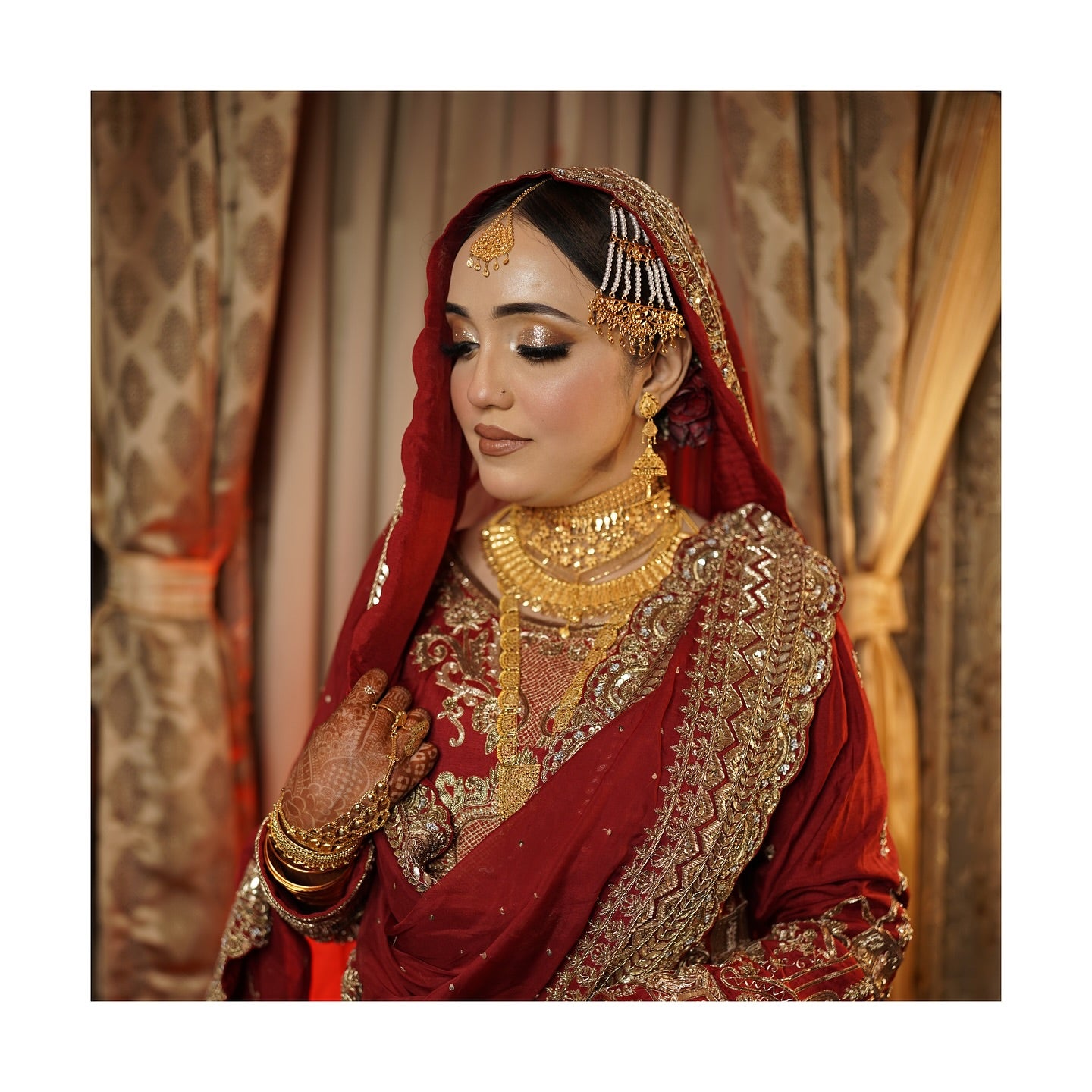 Embroidered Lehenga Choli with Dupatta - Handcrafted Bridal Wear by Vee Couture