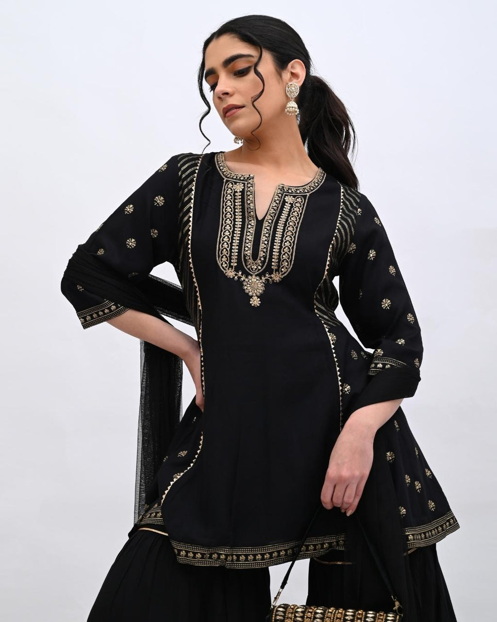 Black and Golden Garara set