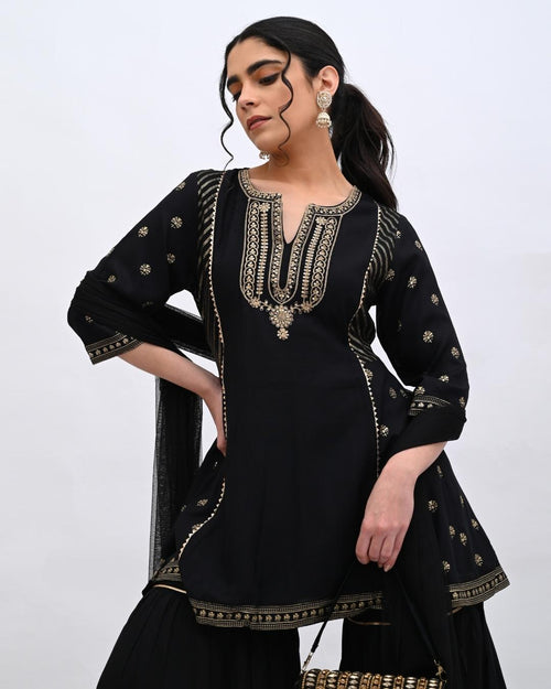 Black and Golden Garara set