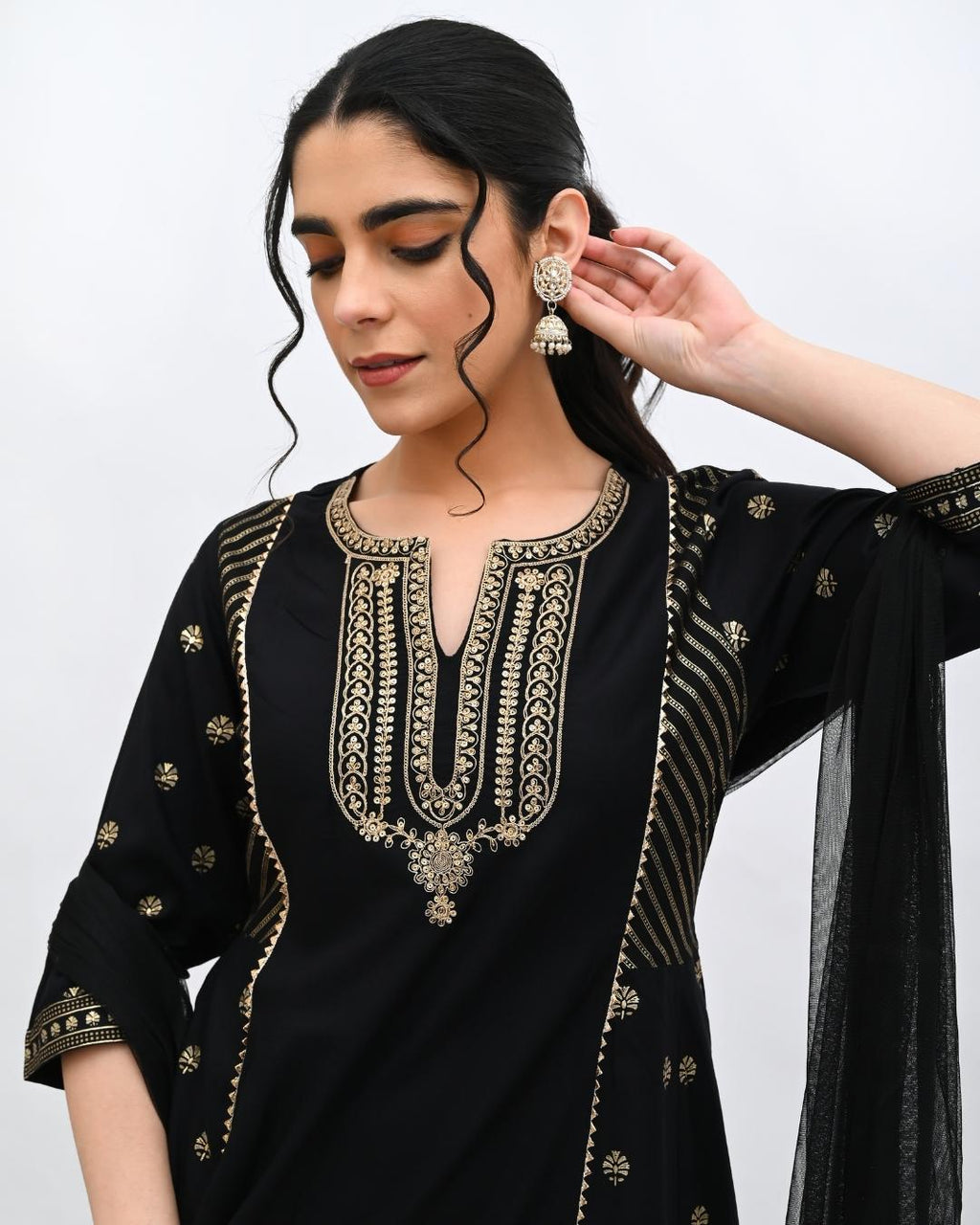 Black and Golden Garara set