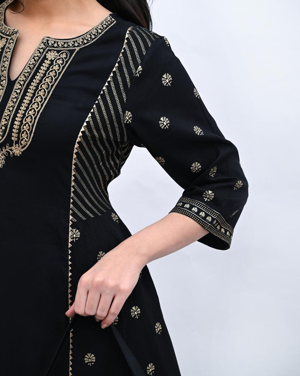 Black and Golden Garara set