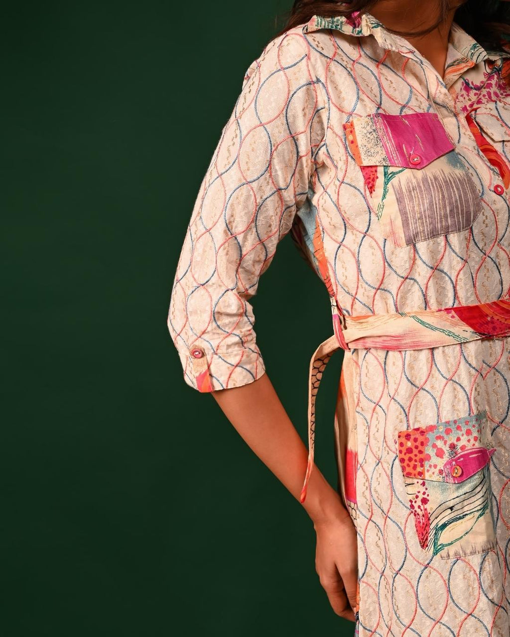 Multicolour Shirt dress