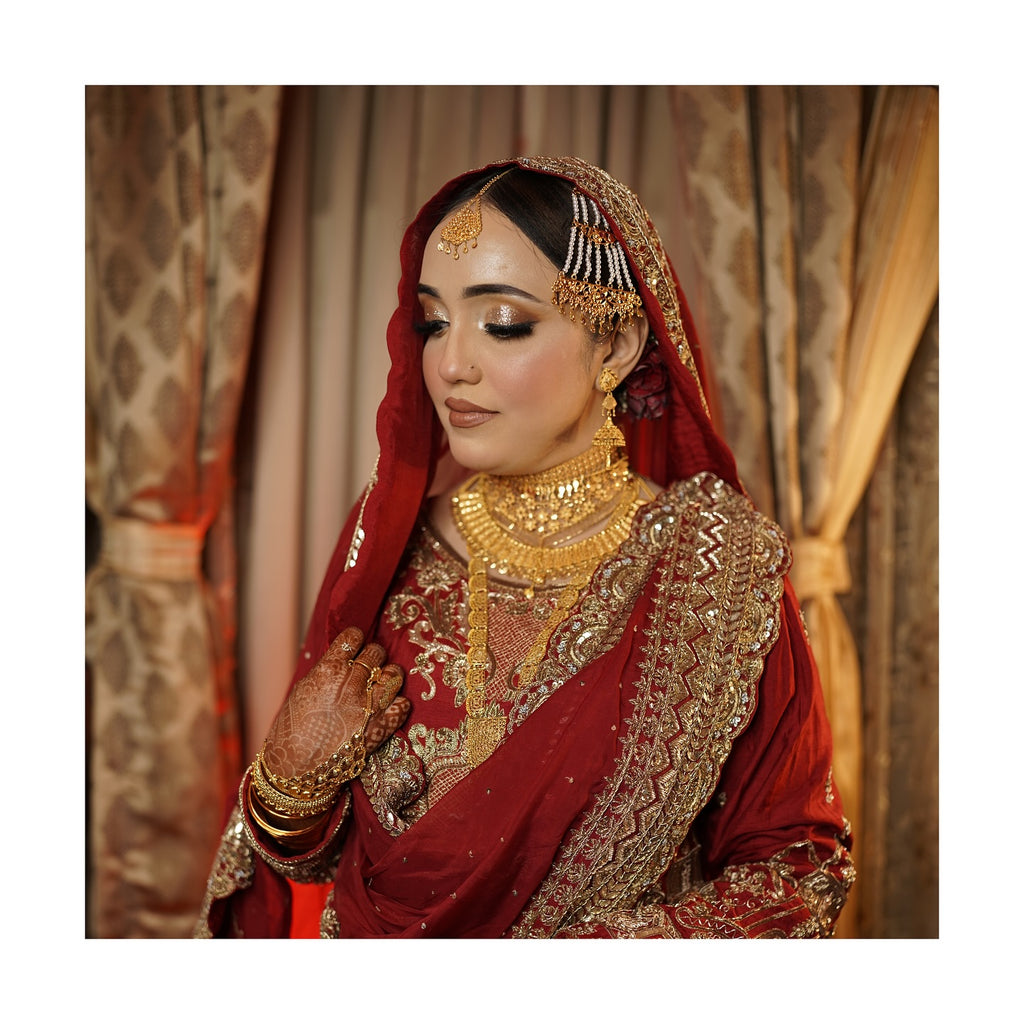 Embroidered Lehenga Choli with Dupatta - Handcrafted Bridal Wear by Vee Couture