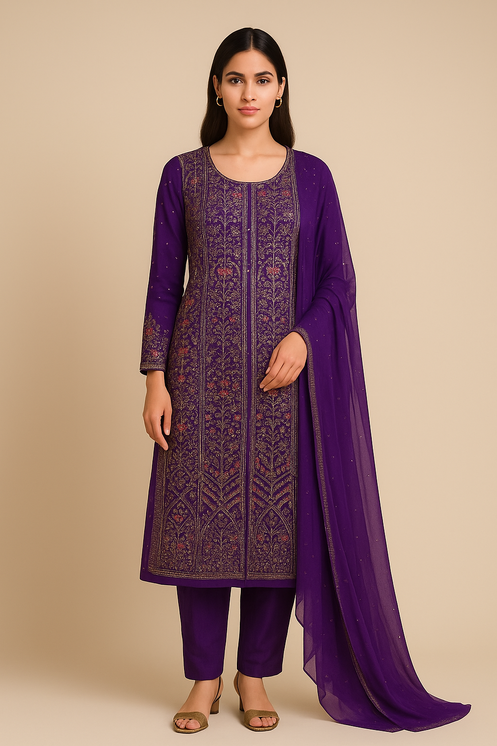 HEAVY AARI ANARKALI SUIT